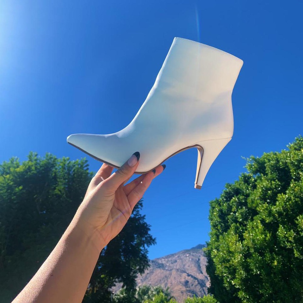 White booties